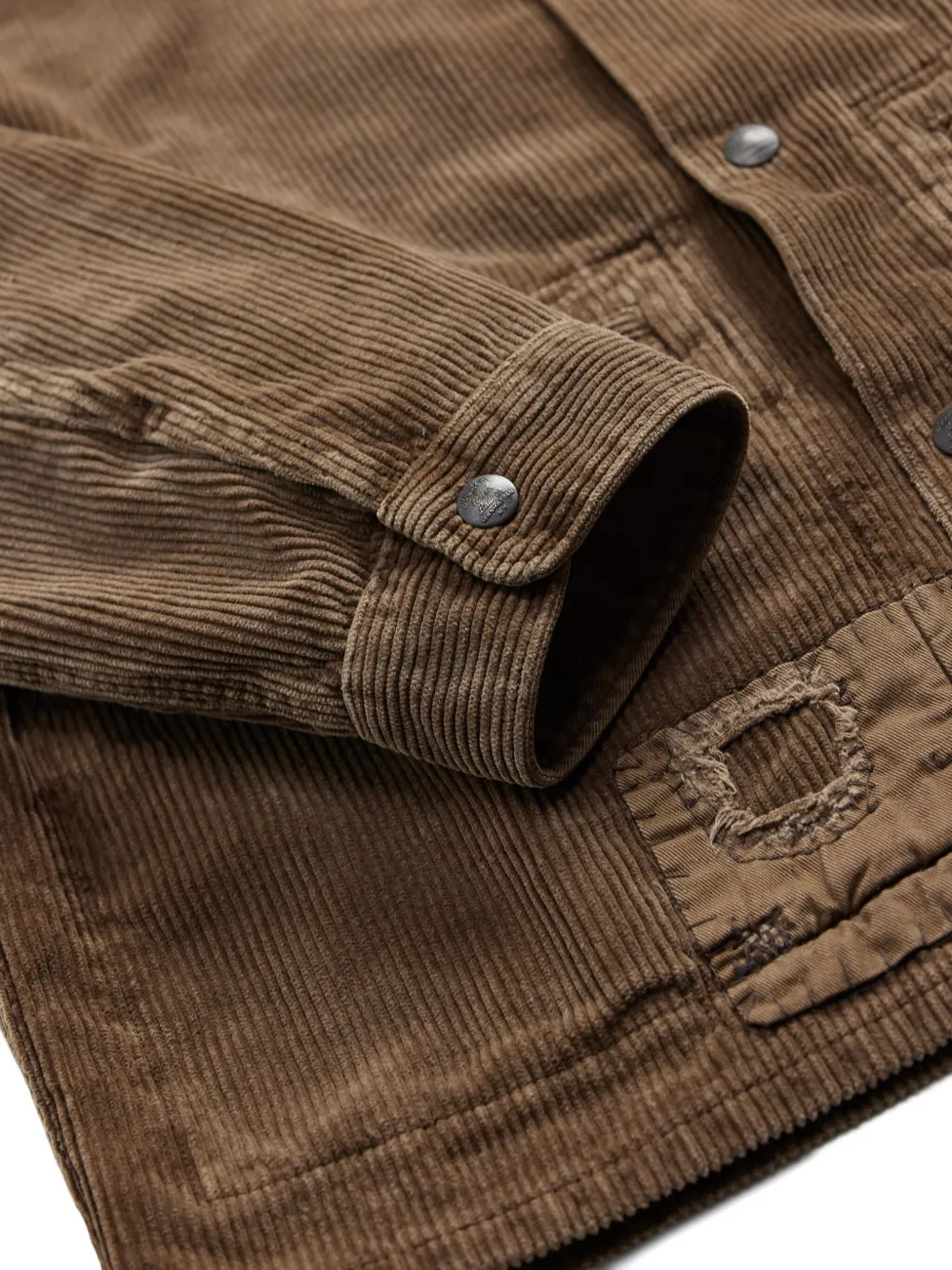 Ralph Lauren RRL Ribfluwelen overhemd Bruin