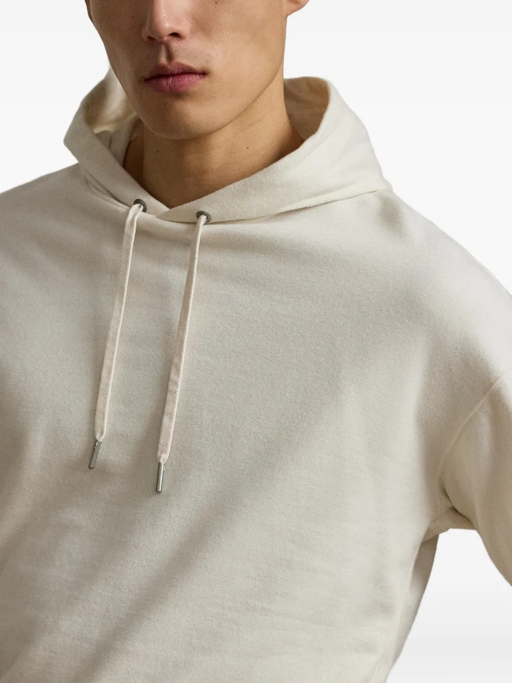 Ralph Lauren Purple Label Hoodie met trekkoord Beige