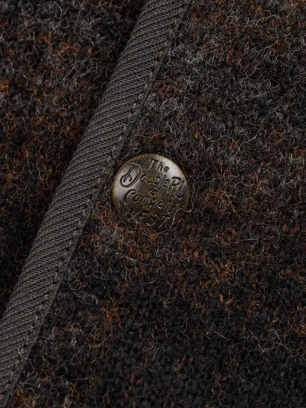 Ralph Lauren RRL Geruite cargo gilet Bruin