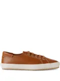 Ralph Lauren Collection Bayston leather lace-up sneakers - 002 RL GOLD