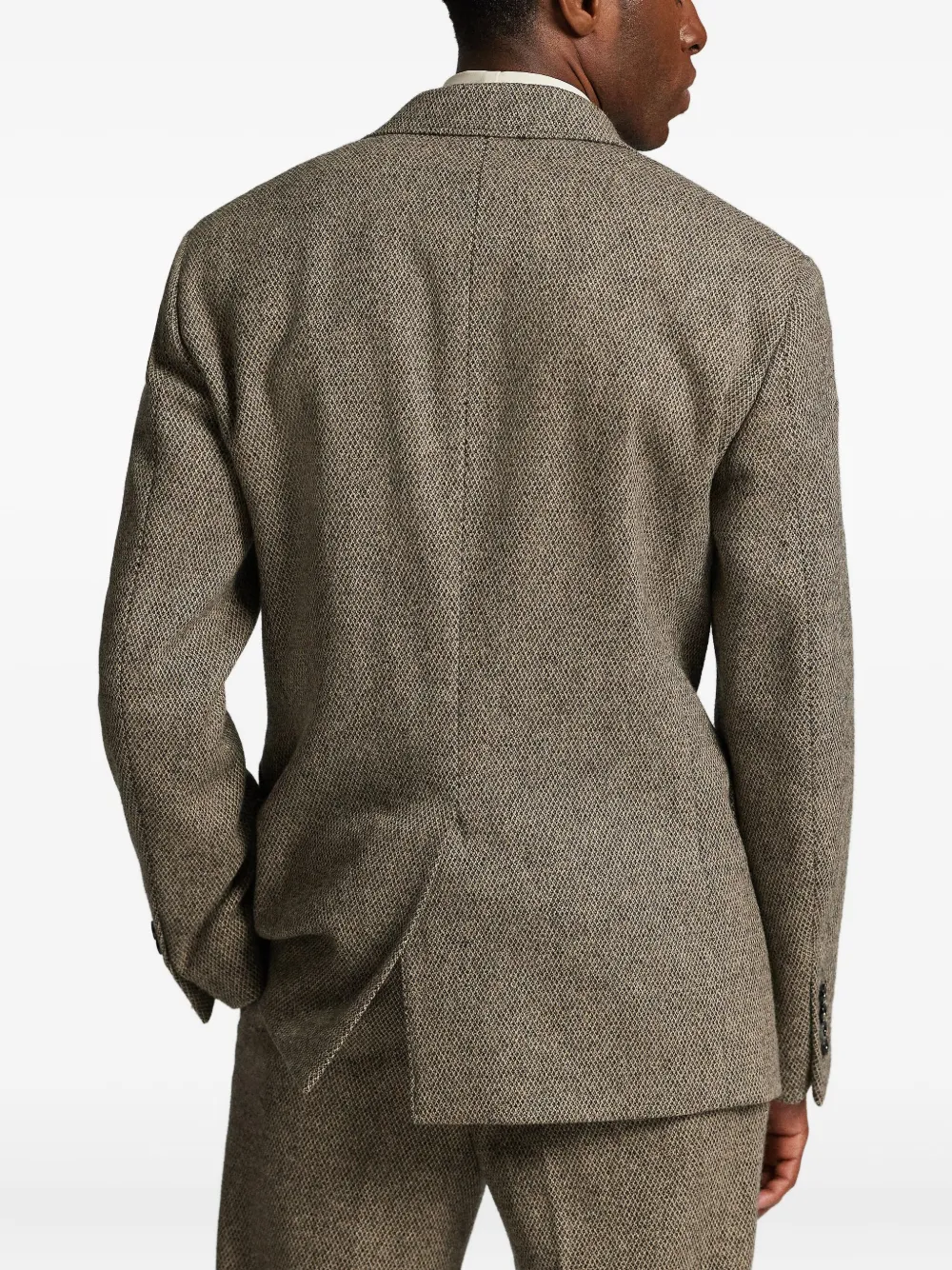 Ralph Lauren RRL Tweed blazer met drie knopen Bruin
