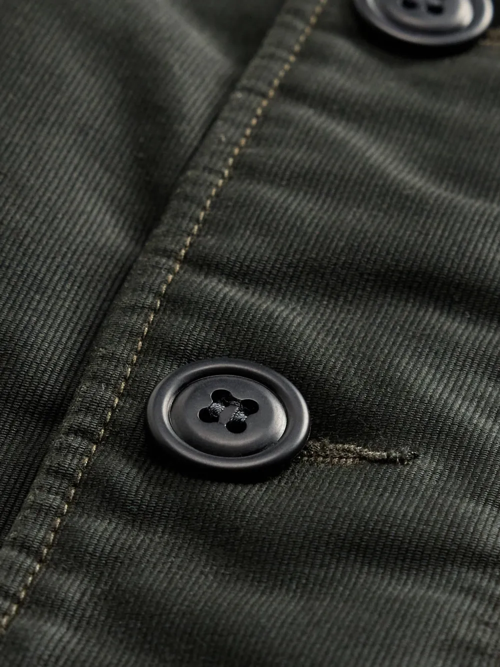 Ralph Lauren RRL Jack met ribfluwelen kraag Zwart