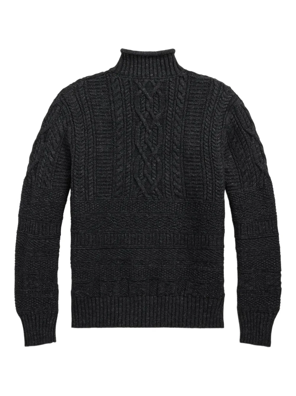 Ralph Lauren RRL Kabelgebreide trui Zwart