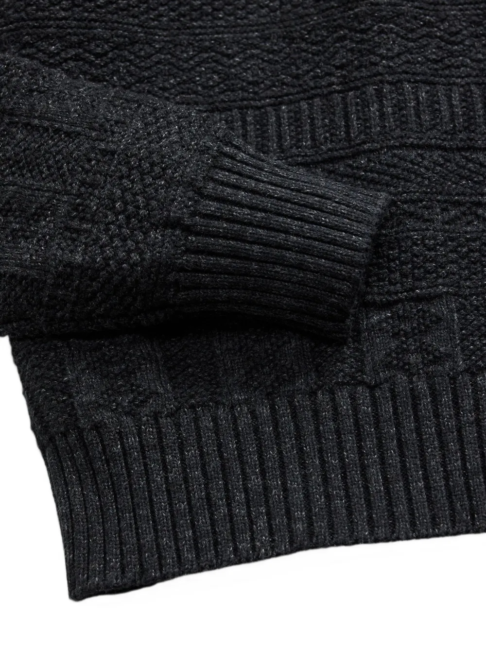 Ralph Lauren RRL Kabelgebreide trui Zwart