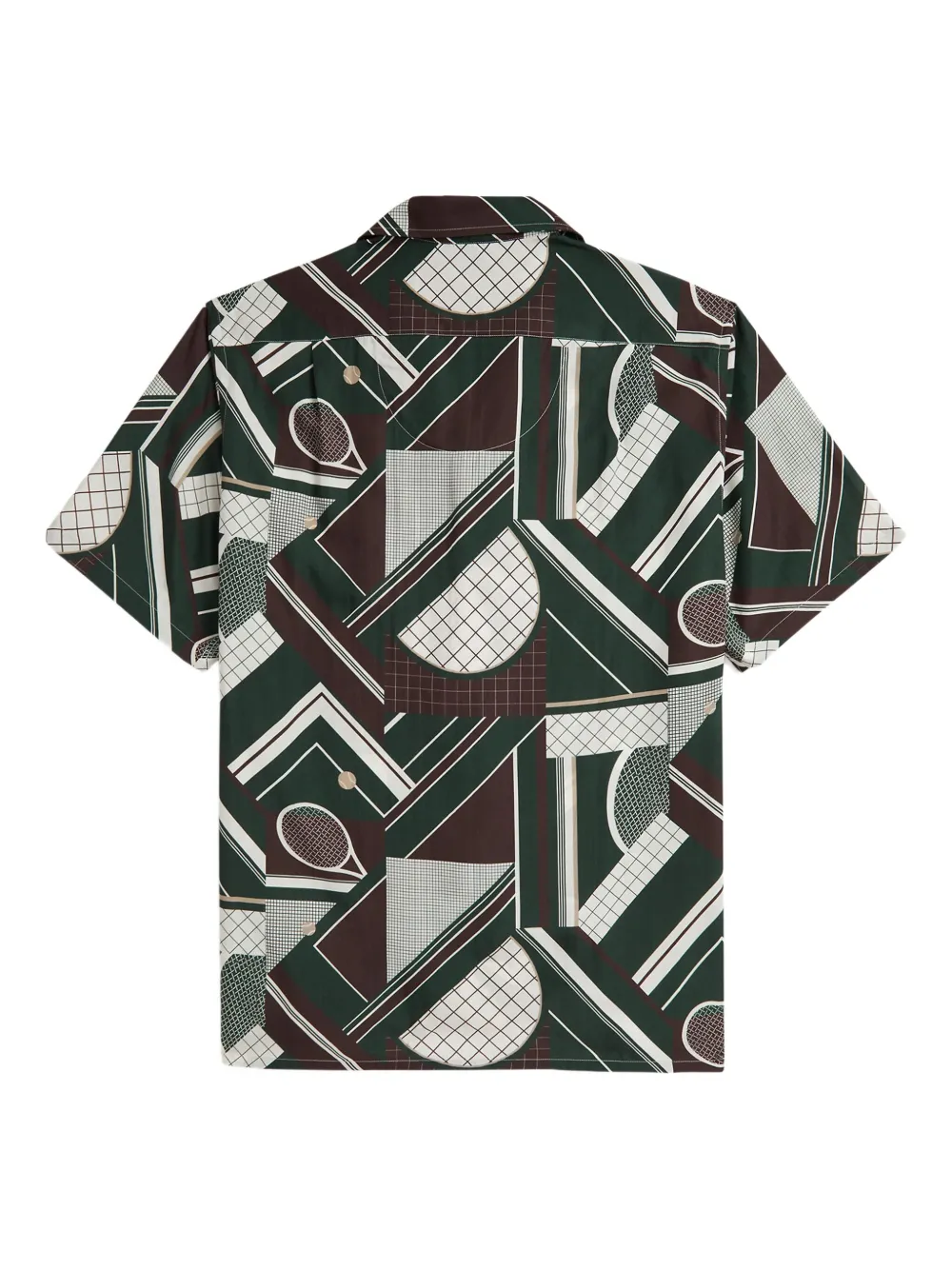 Ralph Lauren Purple Label Overhemd met geometrische print Groen