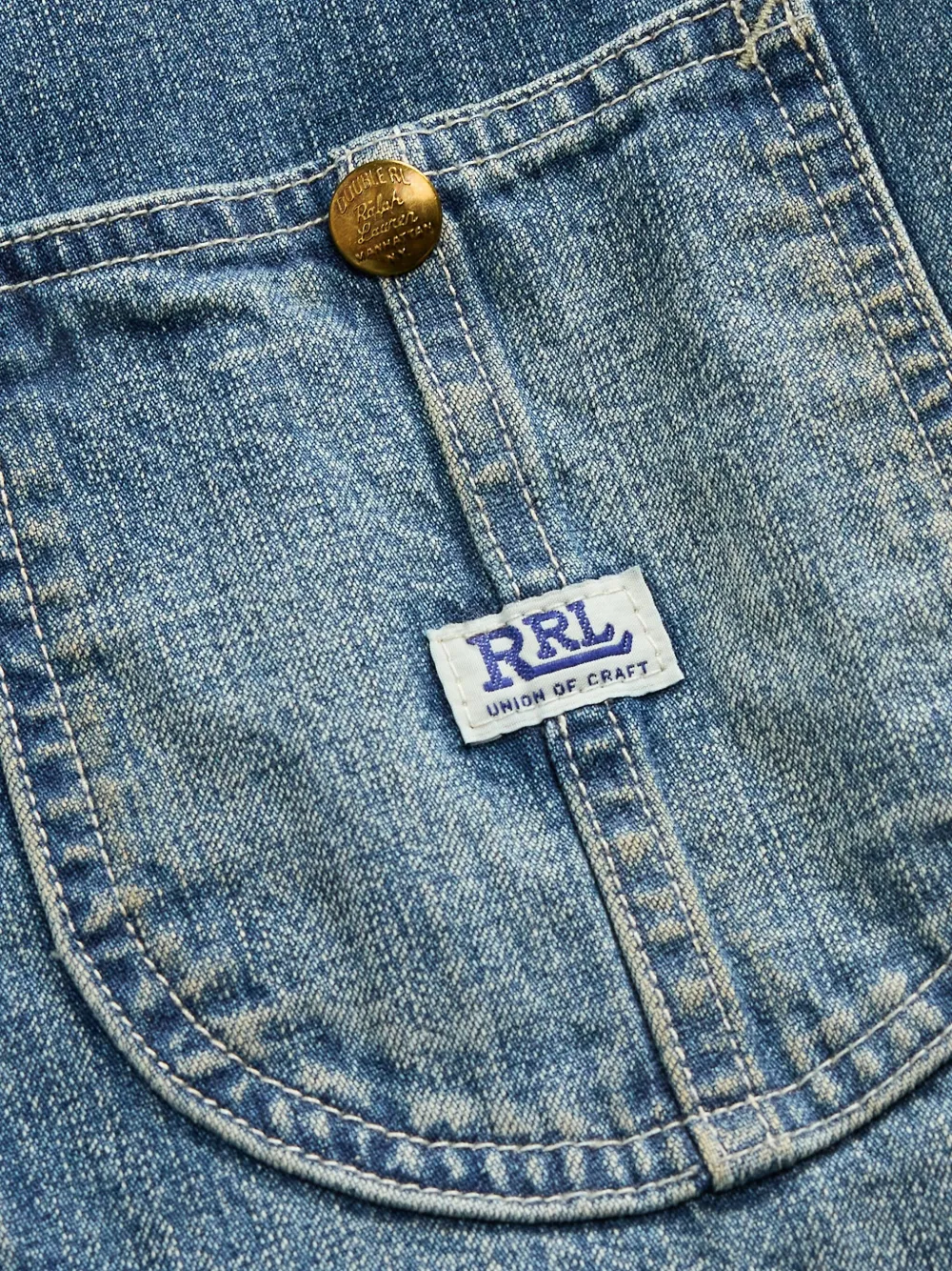 Ralph Lauren RRL Denim jack Blauw