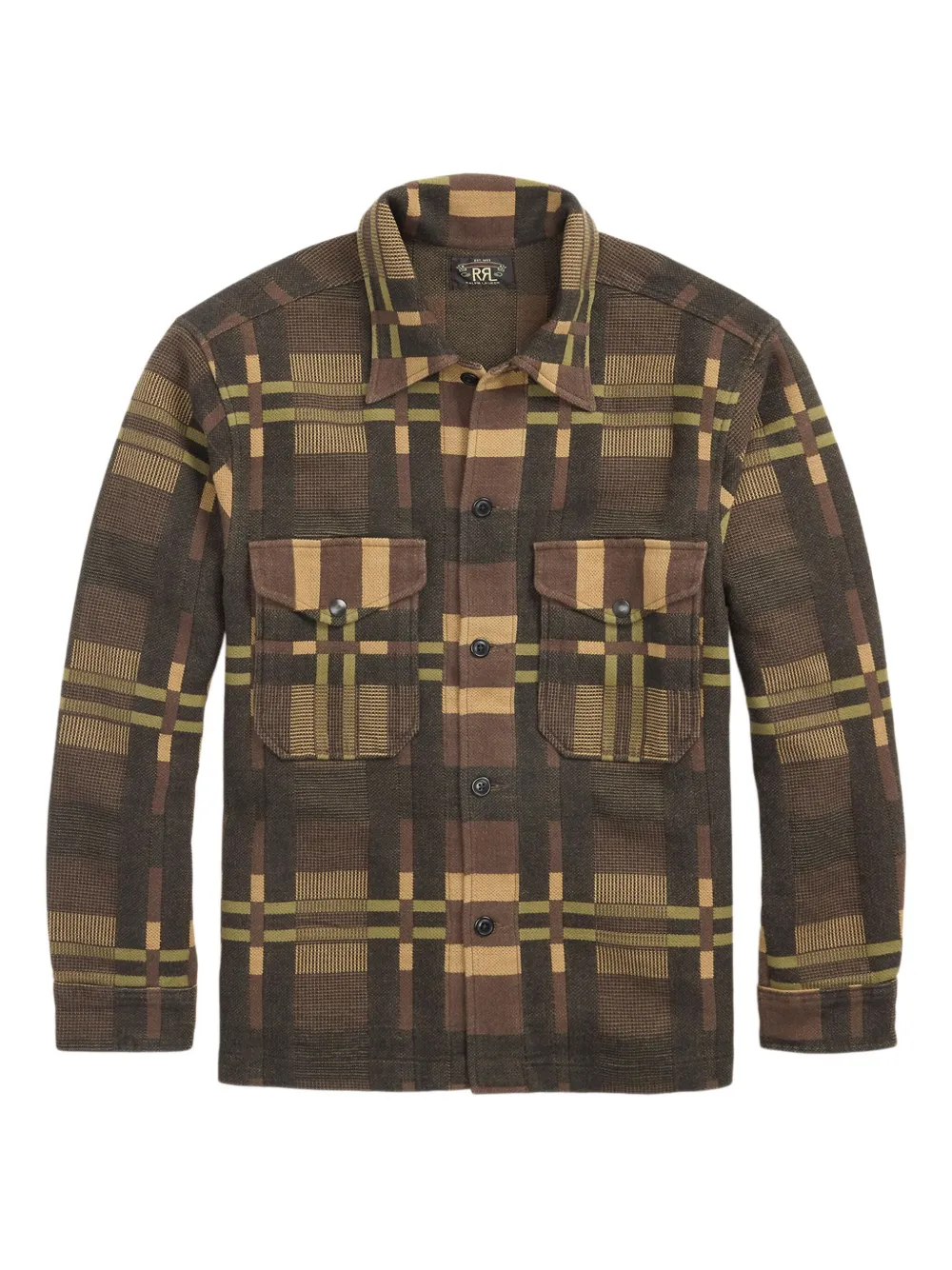 Ralph Lauren RRL Camisa com padronagem xadrez | Marrom | Image 1