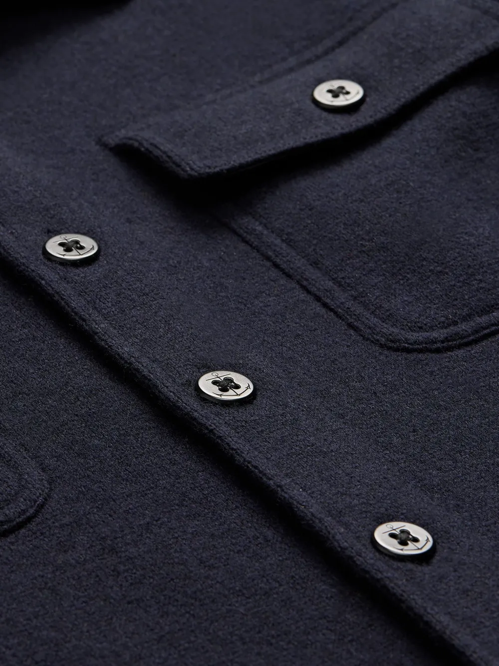 Ralph Lauren RRL Birdseye shirtjack Blauw