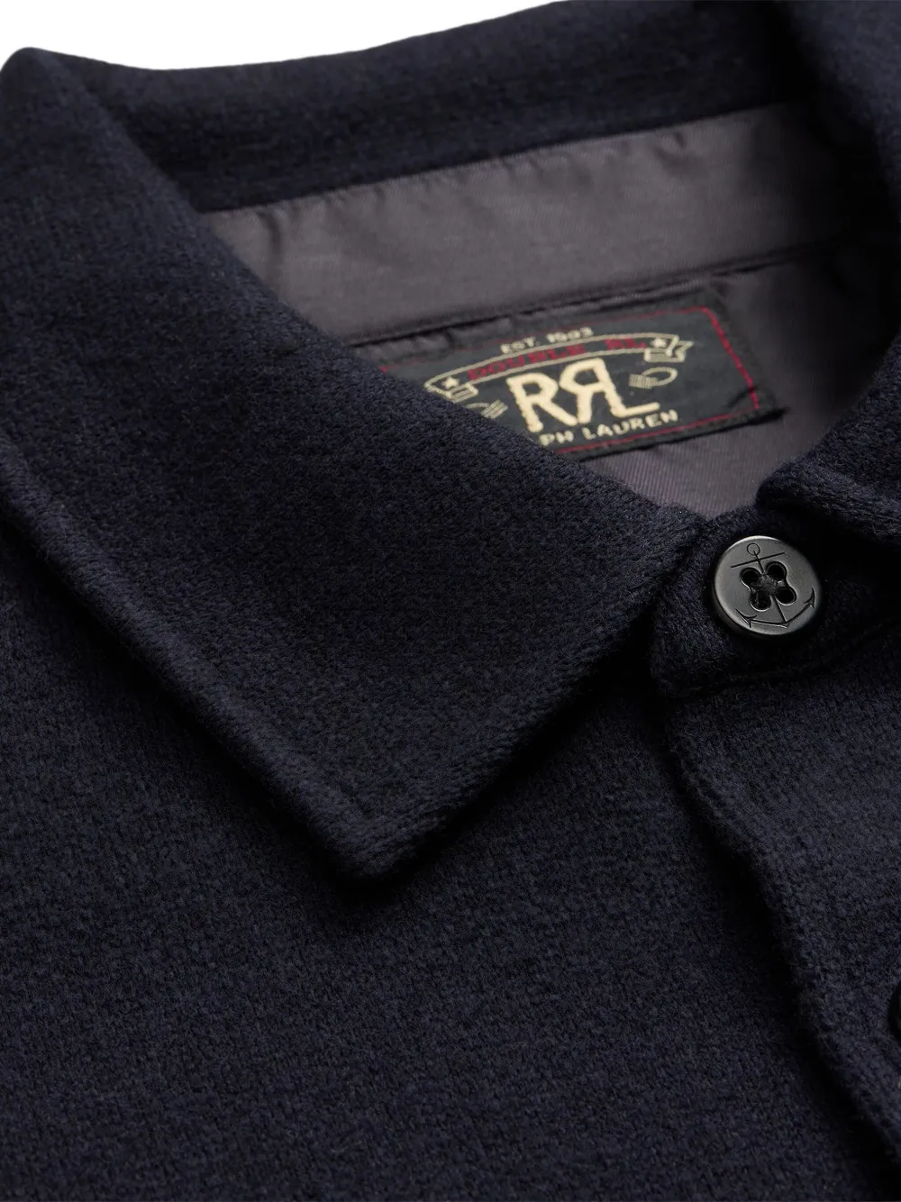 Ralph Lauren RRL Birdseye shirtjack Blauw