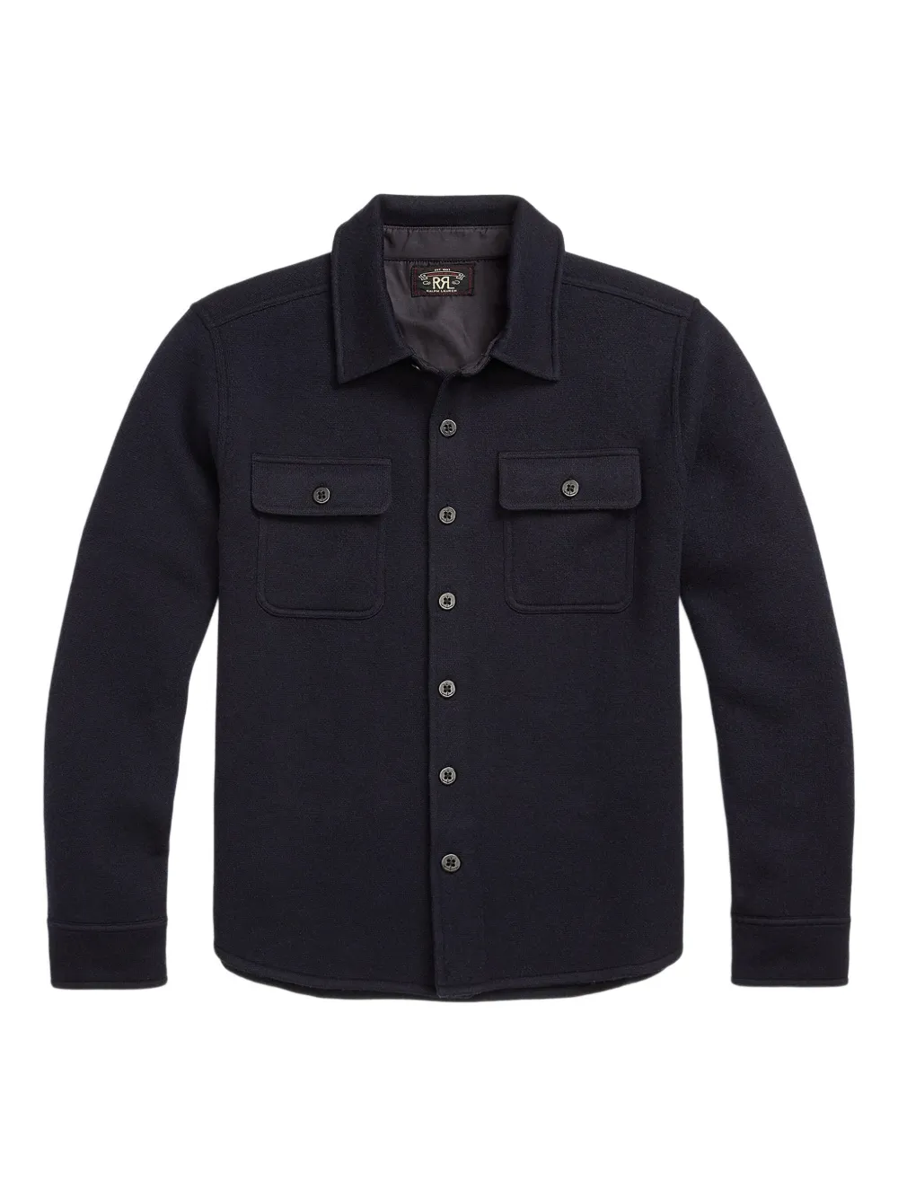 Ralph Lauren RRL Birdseye shirtjack Blauw