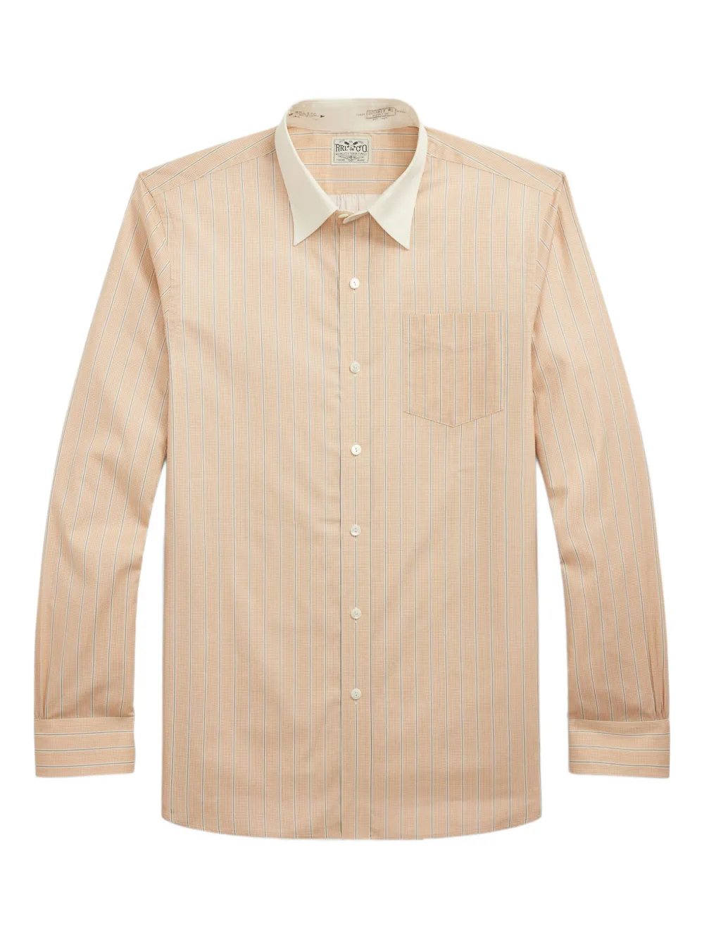 Ralph Lauren RRL striped cotton shirt | Orange | Image 1