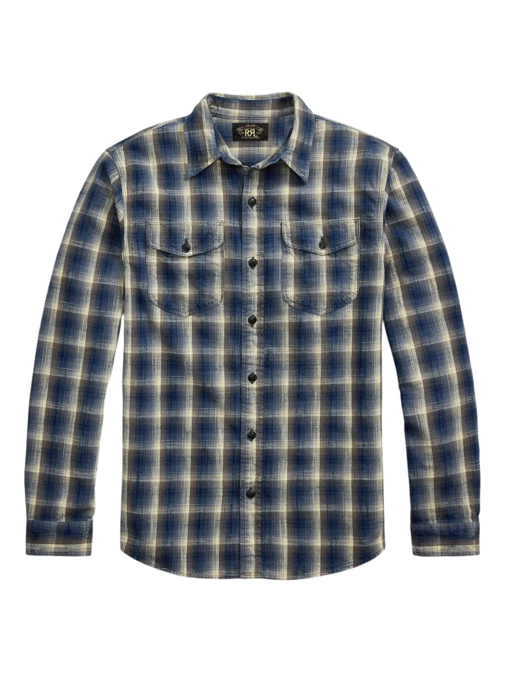 Ralph Lauren RRL Geruit overhemd Blauw