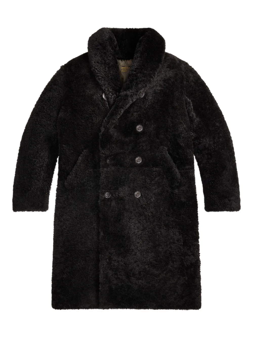 Двубортное пальто из овечьей шерсти Ralph Lauren RRL