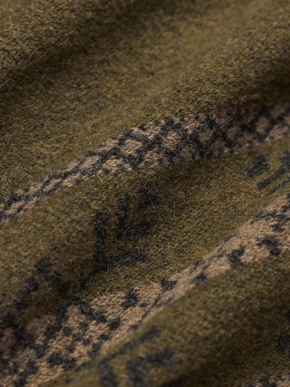 图案提花排扣夹克