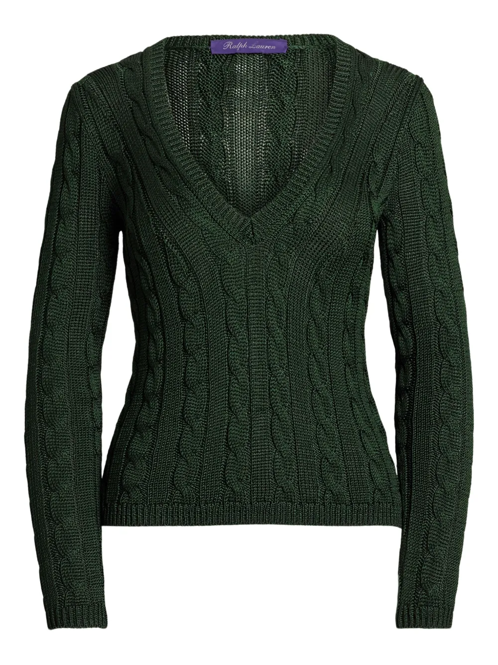 Ralph Lauren Collection Kabelgebreide trui Groen