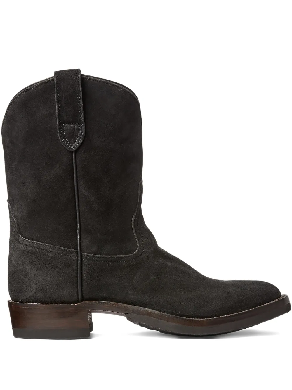 Ralph Lauren RRL Walker suede boots Black