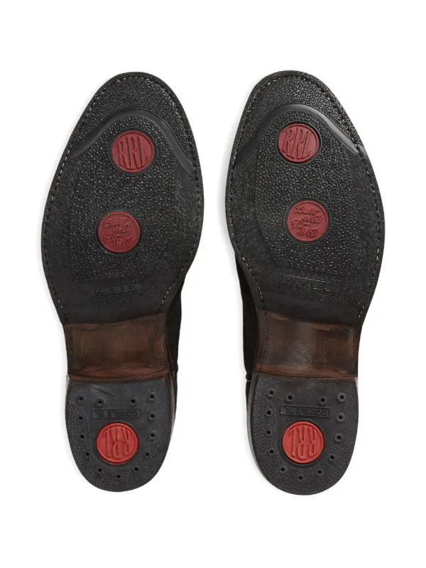 Ralph Lauren RRL Walker スエードブーツ | ブラック | FARFETCH JP