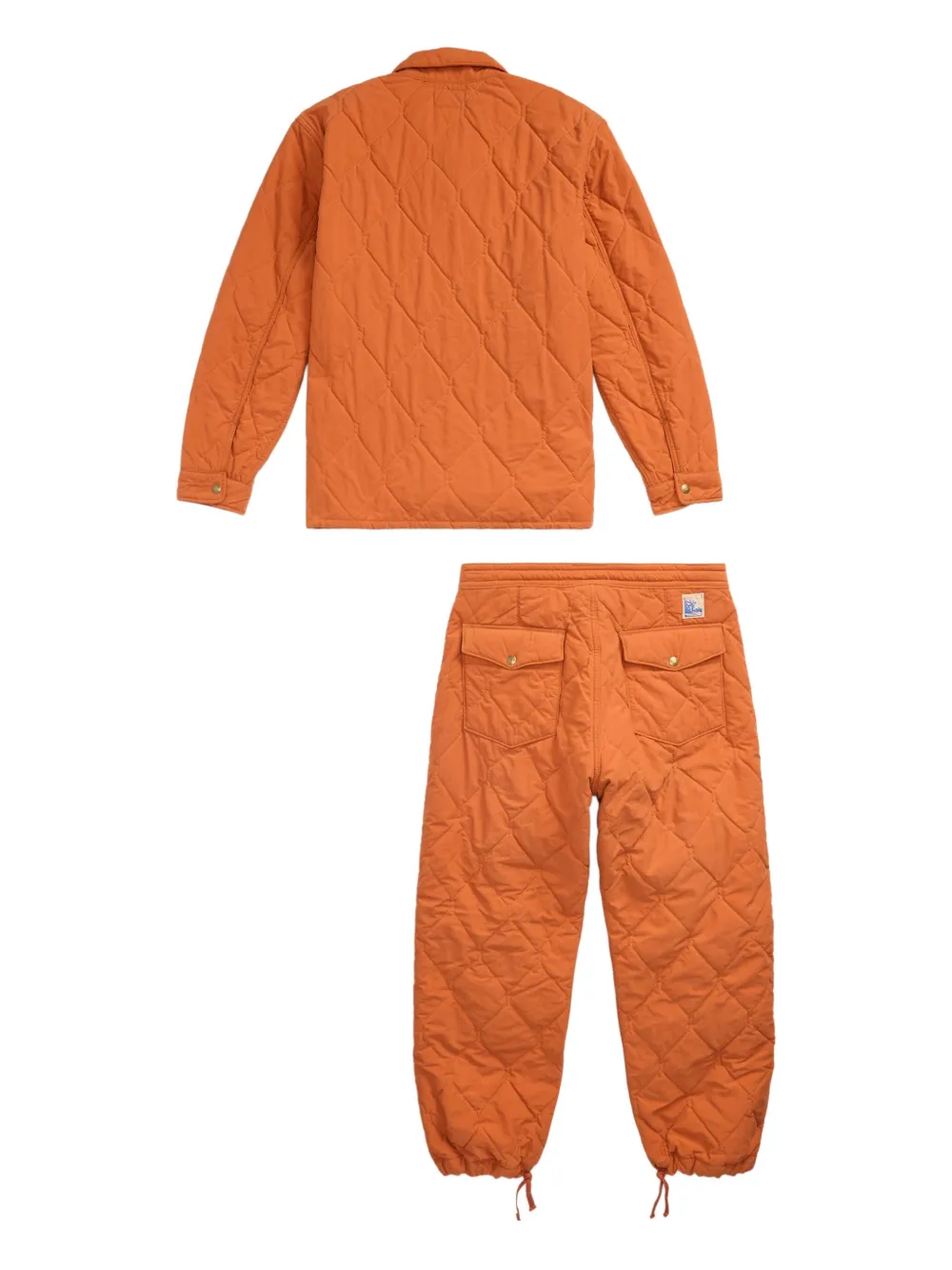 Ralph Lauren RRL Gewatteerd shirtjack en broek Oranje