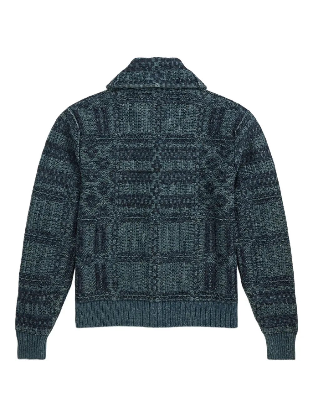 Ralph Lauren RRL Vest met jacquard-patroon Groen