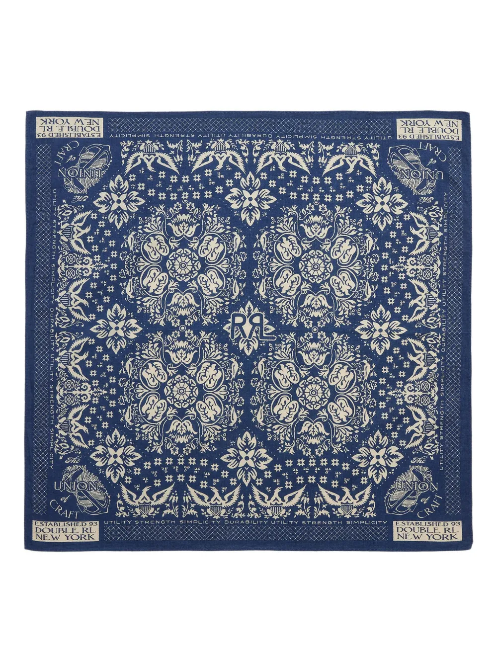 Ralph Lauren RRL Sjaal met bloemenprint Blauw