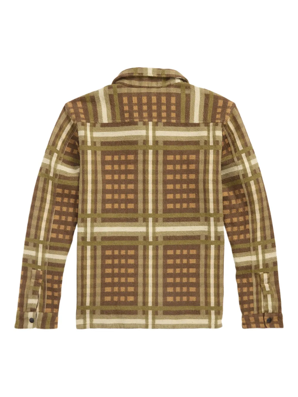 Ralph Lauren RRL Geruit katoenen overhemd - Bruin