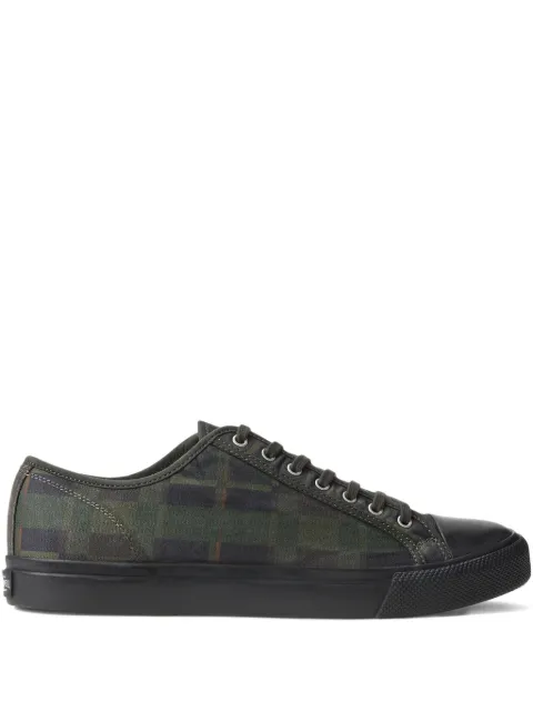Ralph Lauren RRL plaid lace sneakers 
