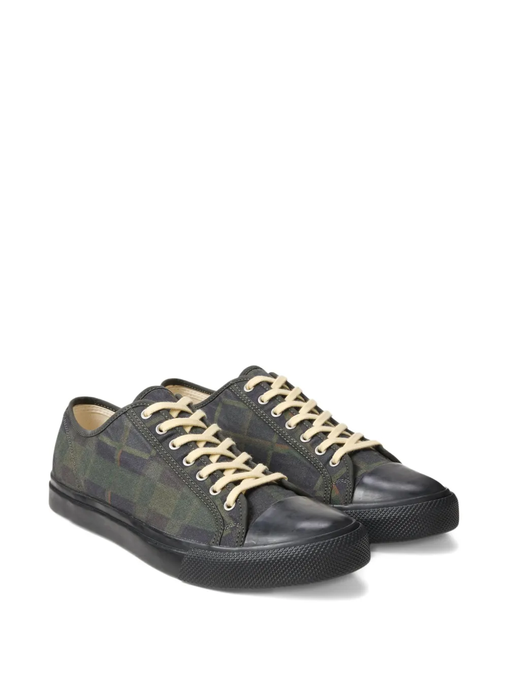 Ralph Lauren RRL Geruite sneakers Groen