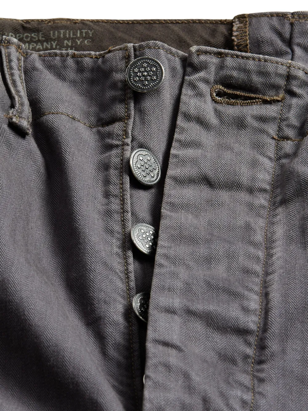 Ralph Lauren RRL Cargo broek met krijtstreep Zwart
