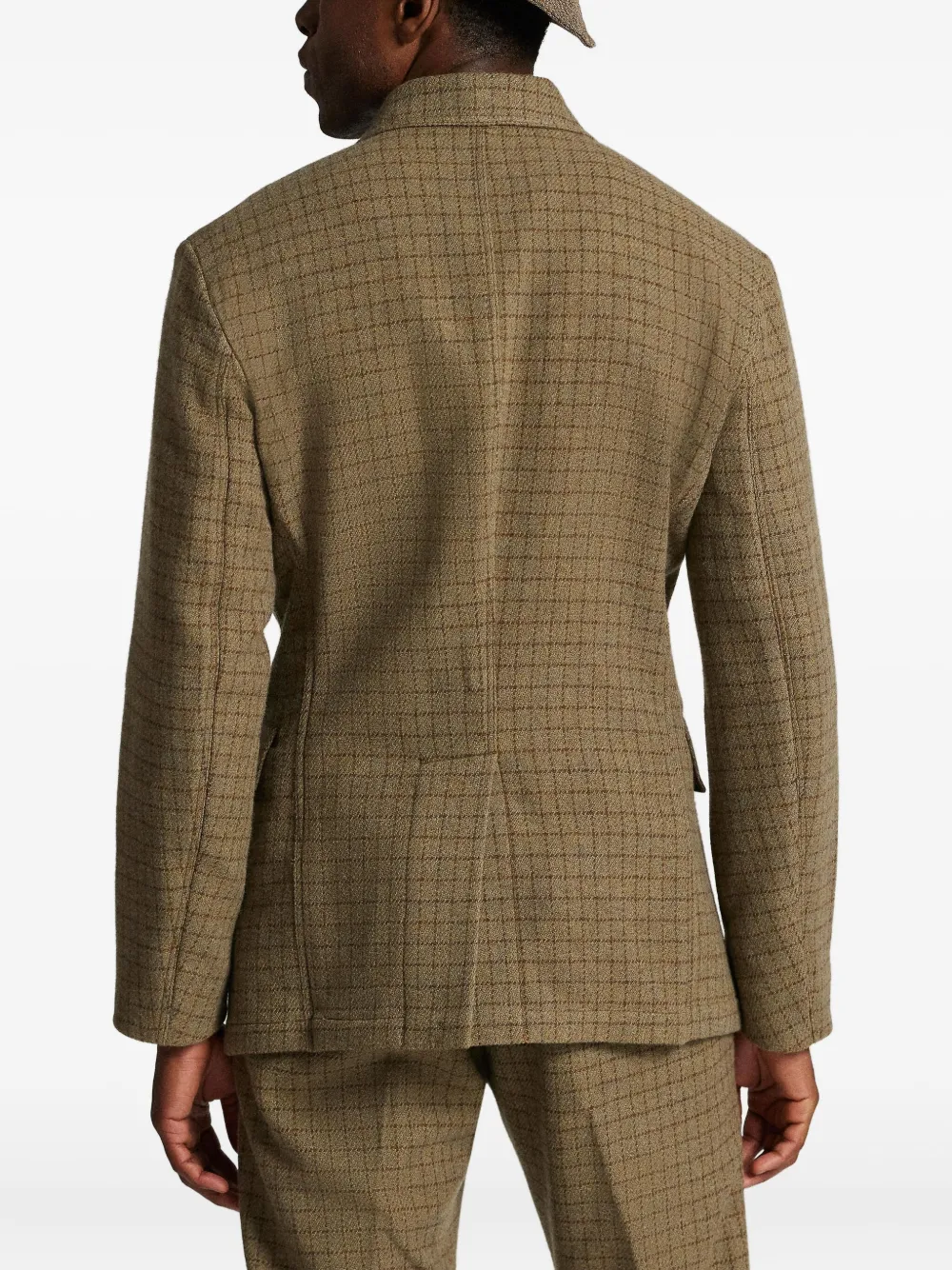 Ralph Lauren RRL Geruite blazer Bruin