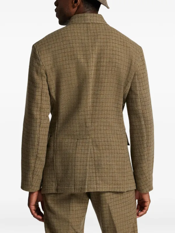 Ralph Lauren RRL チェック ジャケット | ブラウン | FARFETCH JP