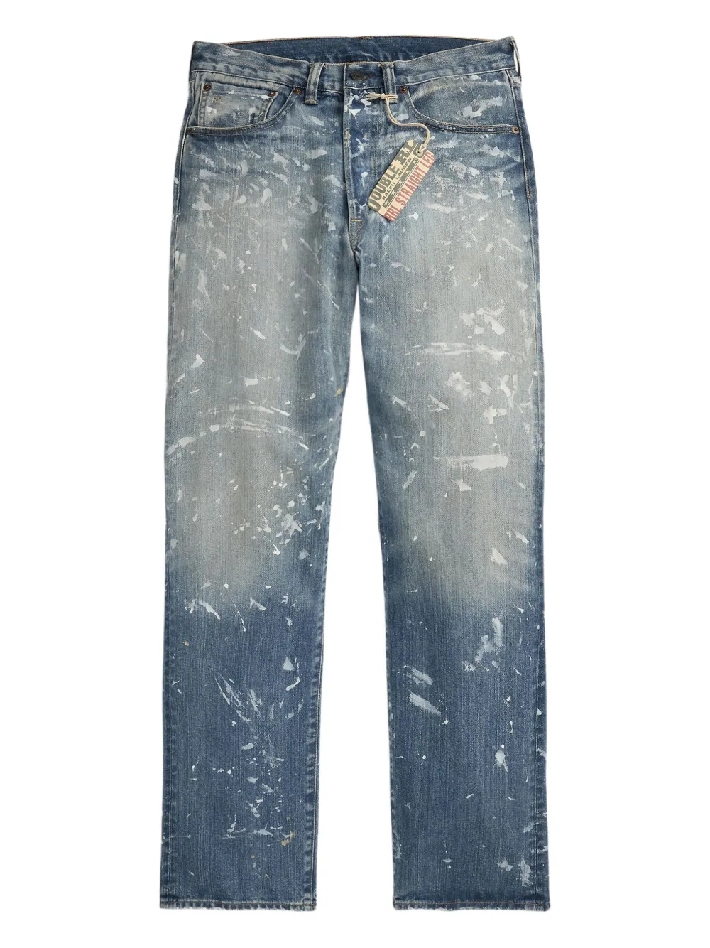 Ralph Lauren RRL paint-splattered jeans | Blue | Image 1