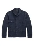 Ralph Lauren RRL textured button-up jacket - Blue
