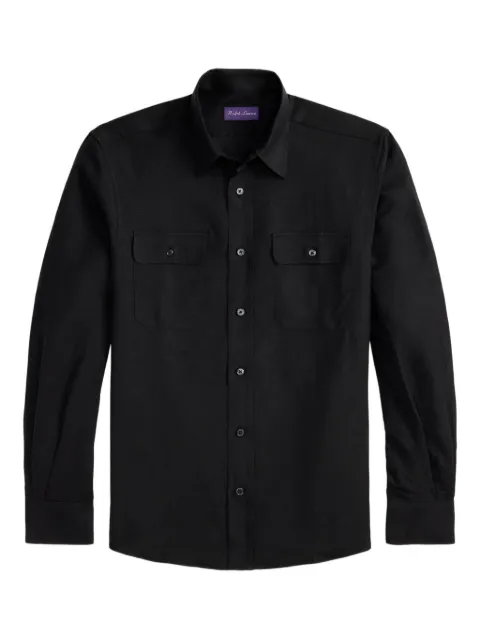 Ralph Lauren Purple Label double-pocket long-sleeve shirt