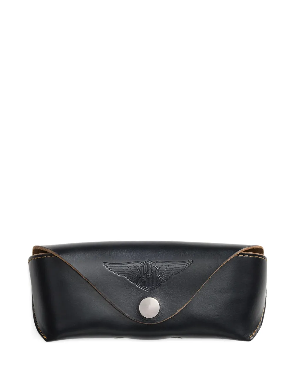 Ralph Lauren RRL embossed sunglasses holder | Black | Image 1