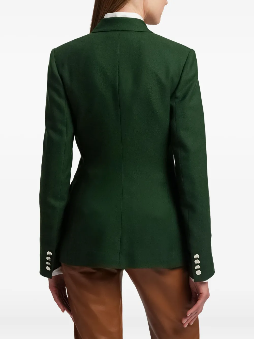 Ralph Lauren Collection Blazer met dubbele rij knopen Groen