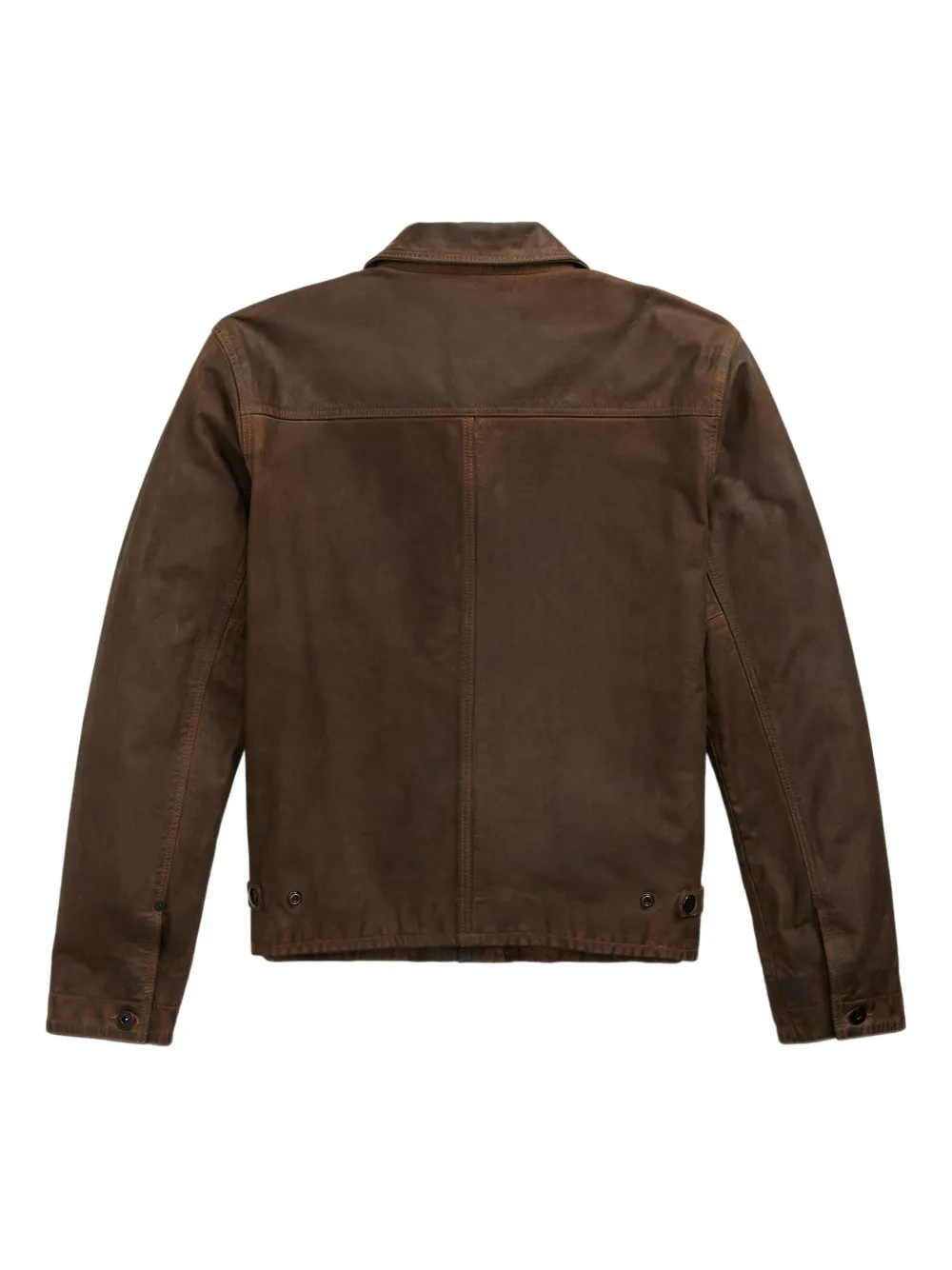 Ralph Lauren RRL skjortjacka i läder | Skjortjackor | Image 2