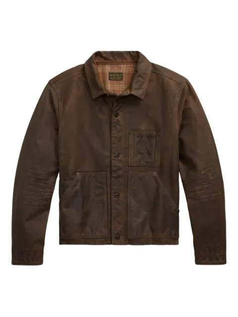 Ralph Lauren RRL sobrecamisa de piel