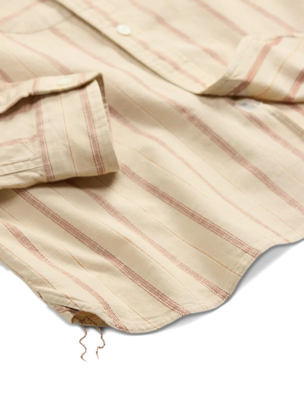 Ralph Lauren RRL Gestreept overhemd Beige