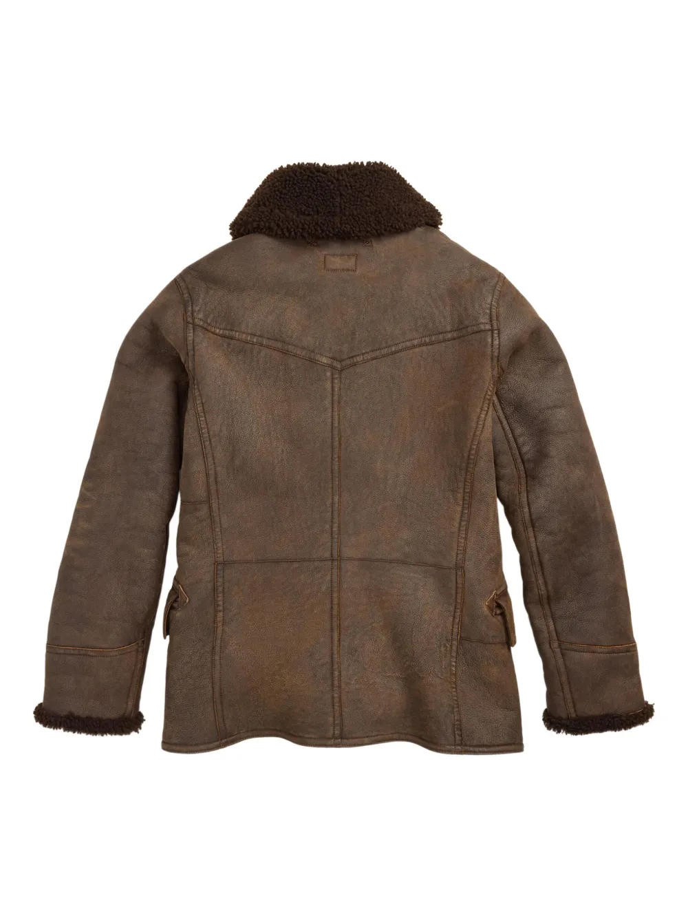 Ralph Lauren RRL chamarra texturizada con doble botonadura | Chamarras de piel | Image 2