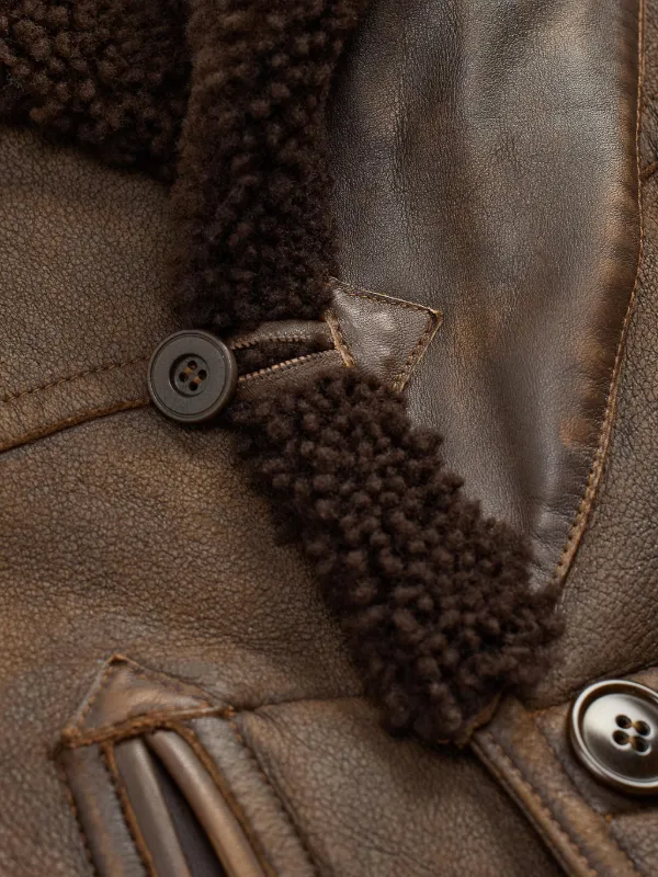 Ralph Lauren RRL ムートン ダブルジャケット | ブラウン | FARFETCH JP