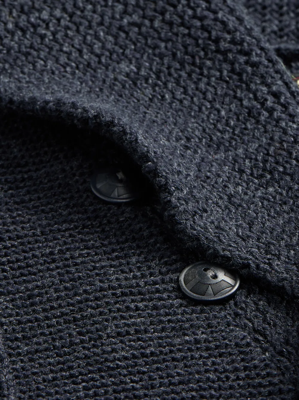 Ralph Lauren RRL Katoenen vest met sjaalkraag Blauw
