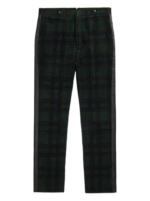 Ralph Lauren RRL plaid tapered trousers