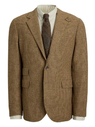 Ralph Lauren RRL チェックウール エルボーパッチジャケット