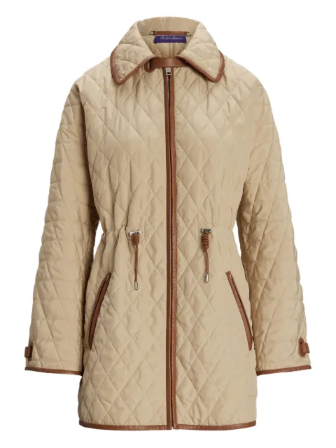 Ralph Lauren Collection Saundra quilted drawstring coat