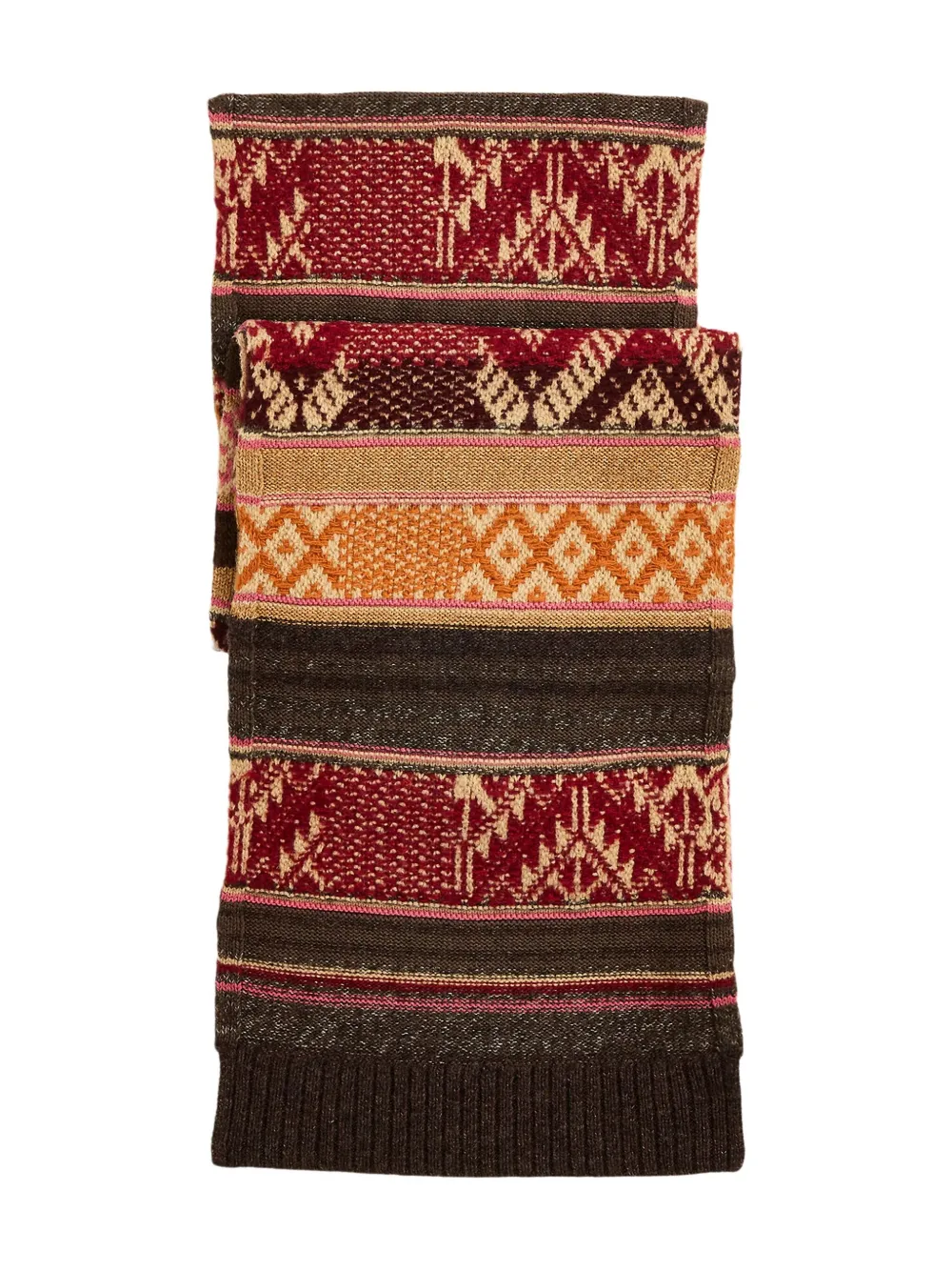Ralph Lauren RRL Sjaal met patroon - Bruin