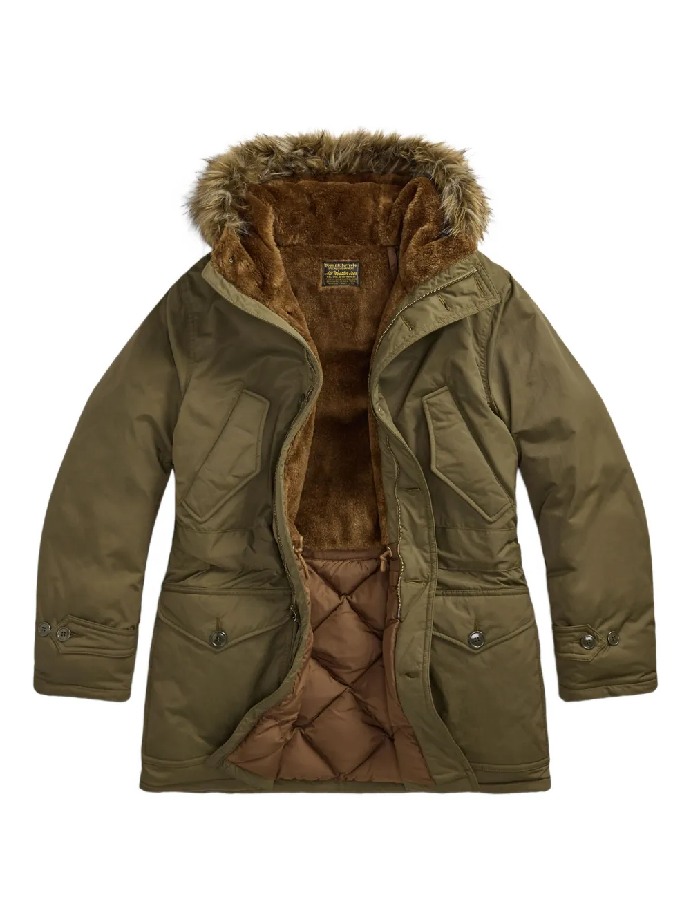 Ralph Lauren RRL Lammy parka Groen