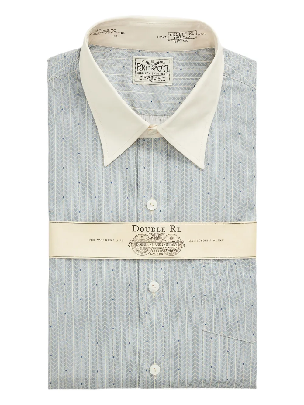 Ralph Lauren RRL Katoenen overhemd Blauw