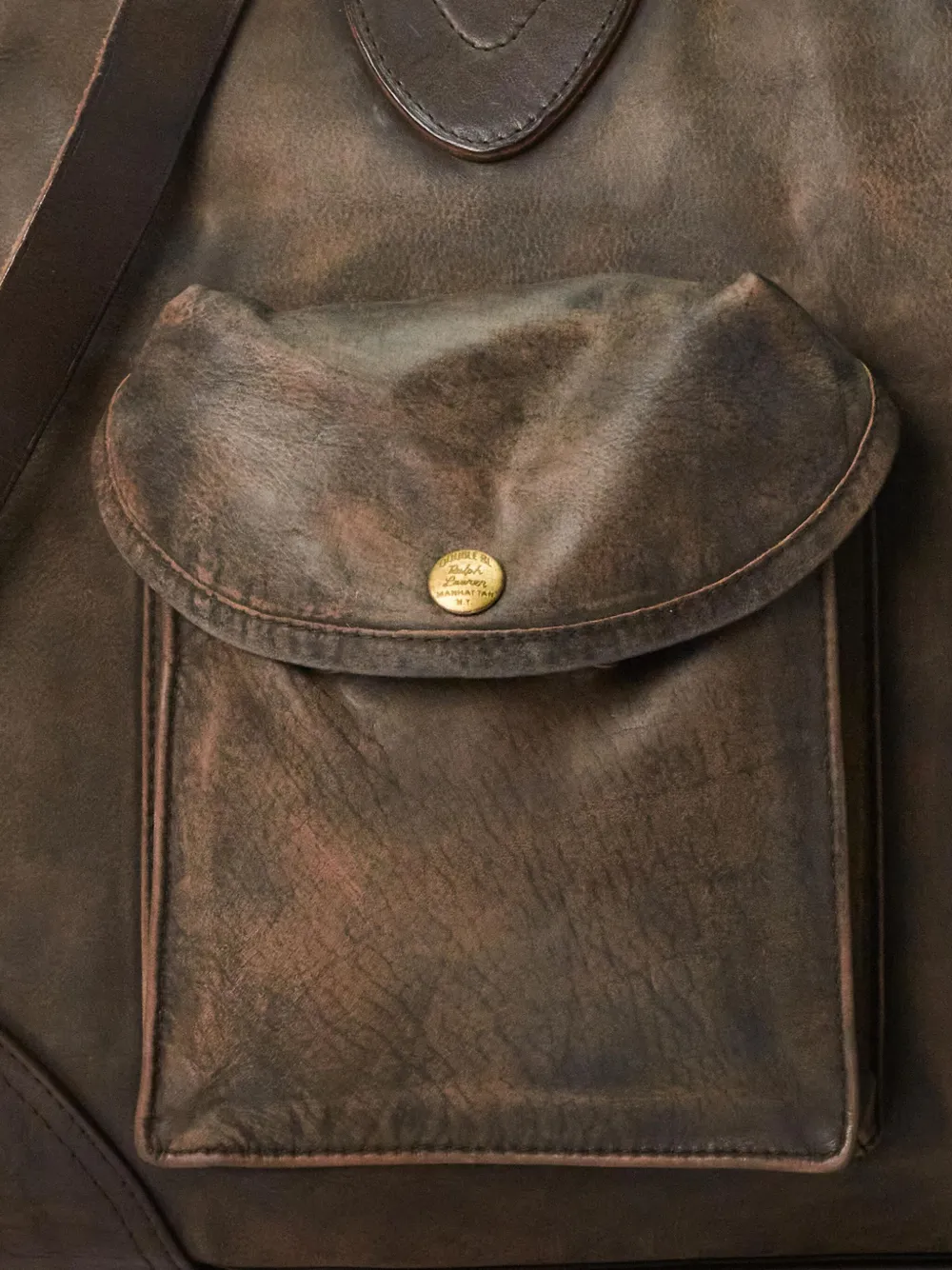 Ralph Lauren RRL Burlington grote reistas Bruin