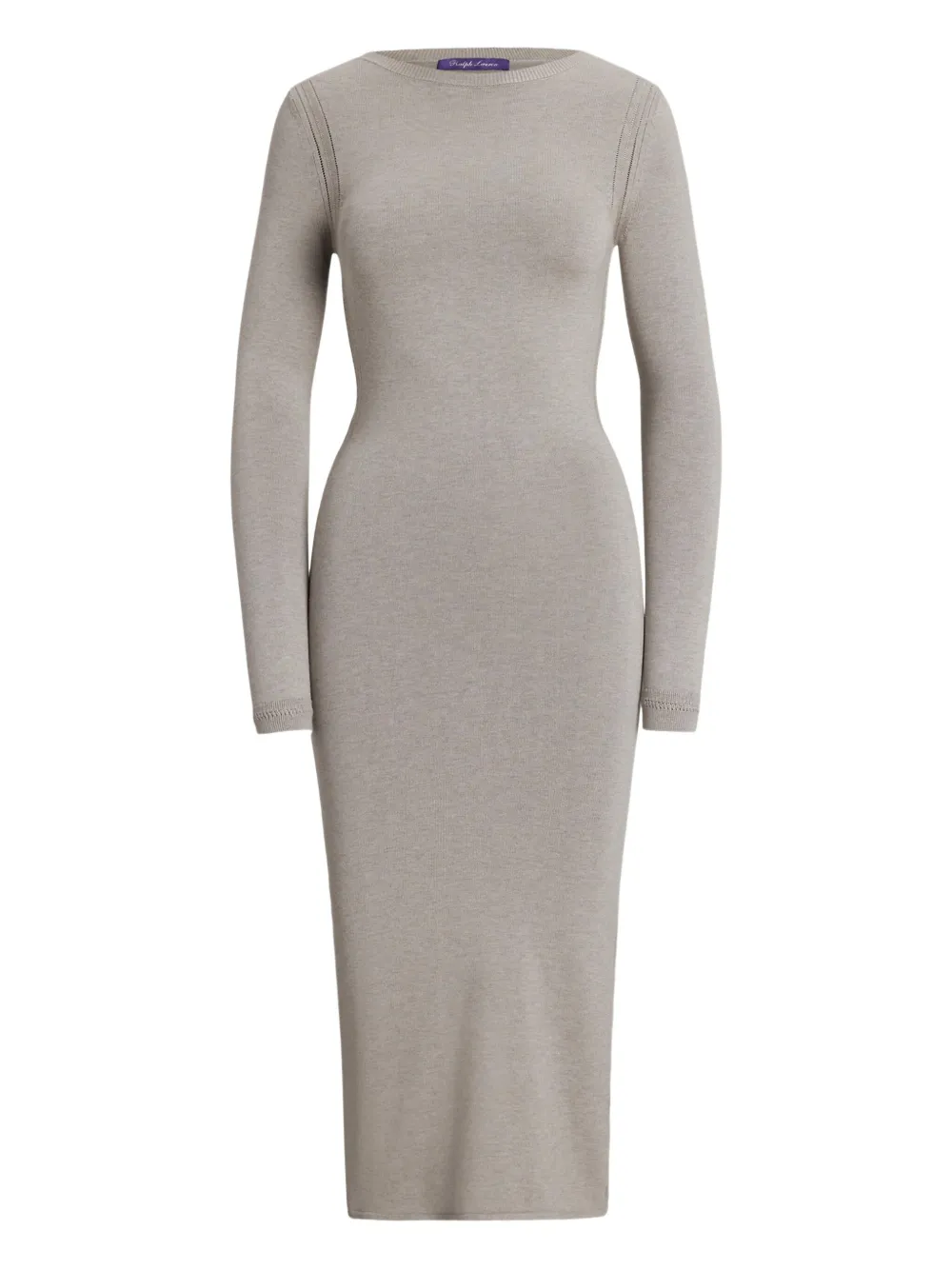 long-sleeve fitted dress