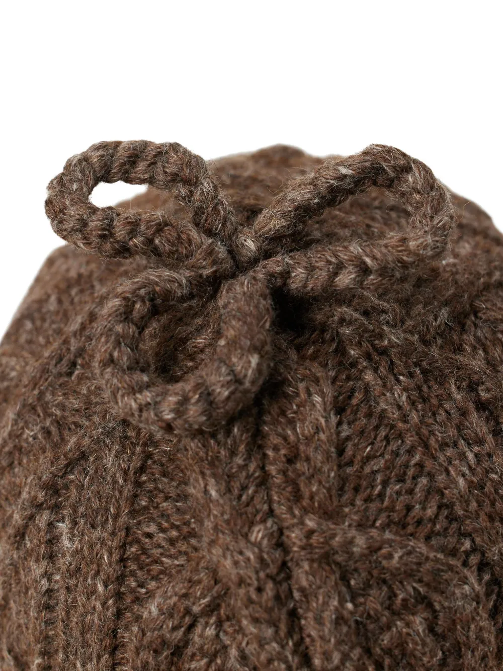 Ralph Lauren RRL Kabelgebreide hoed Bruin